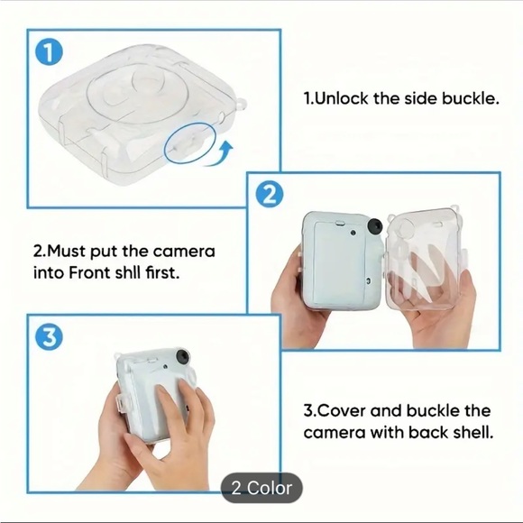 Instax Mini Plastic Protective Cover - Picture 4 of 5